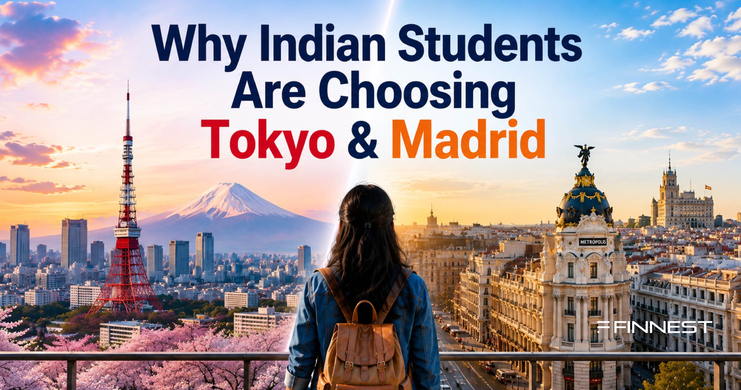 Why Indian Students Are Choosing Tokyo & Madrid